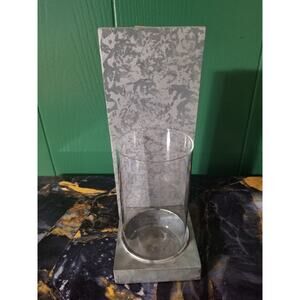 Pier 1, 10" Tall Candle Sconce Holder 3 With Glass Candle Holder Hang For Wall